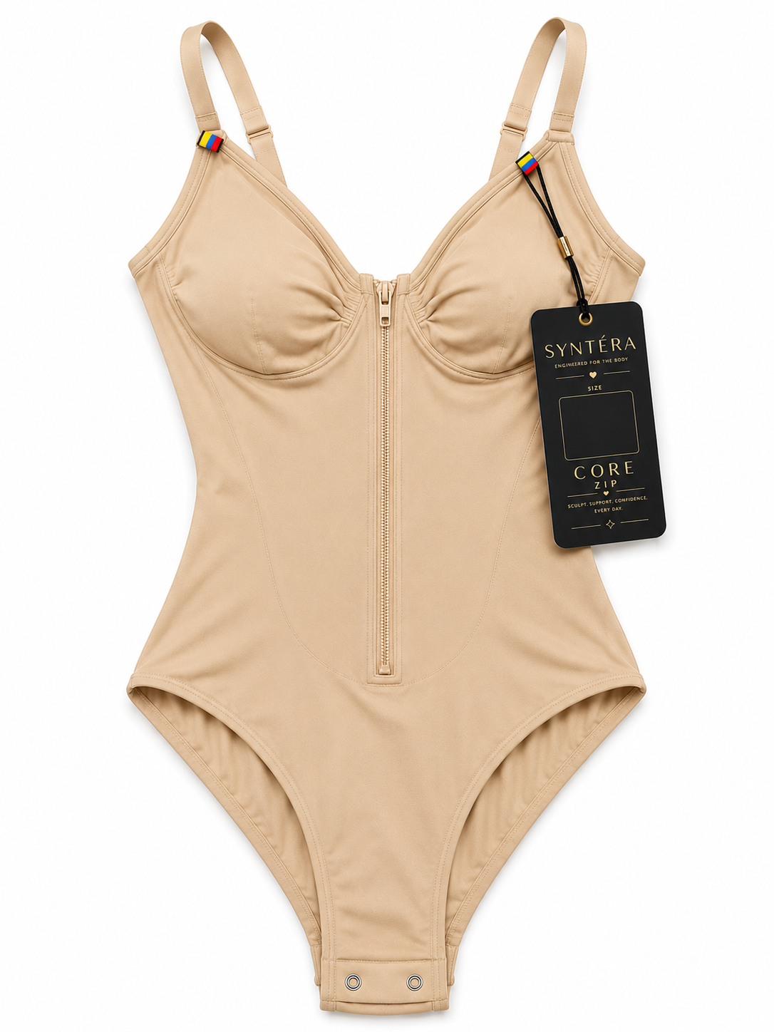 CORE ZIP - NUDE